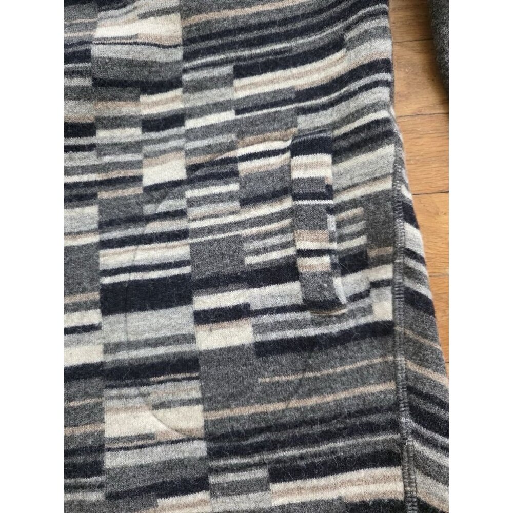 Peruvian Connection Open Face Alpaca Sweater Gray… - image 4